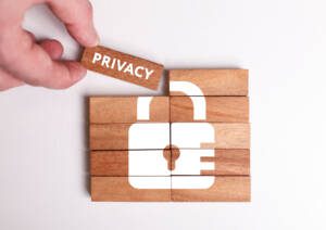 Frustrated digital marketer navigating privacy laws and cookieless tracking challenges