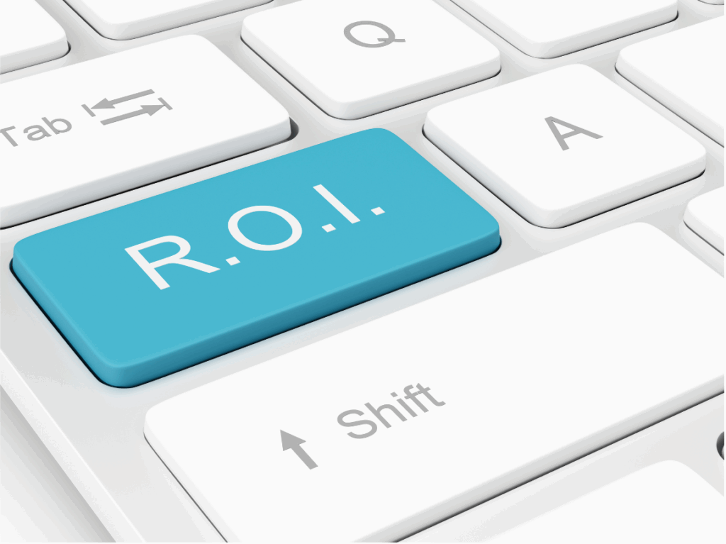 Business leader analyzing marketing performance data to uncover true ROI and optimize budget allocation