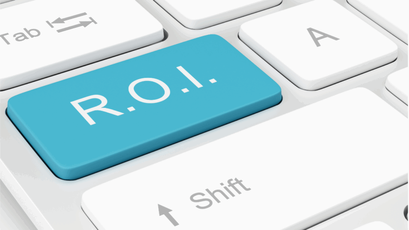 Business leader analyzing marketing performance data to uncover true ROI and optimize budget allocation