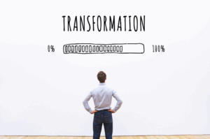 Business leader reviewing a 90-day digital transformation strategy to drive revenue growth
